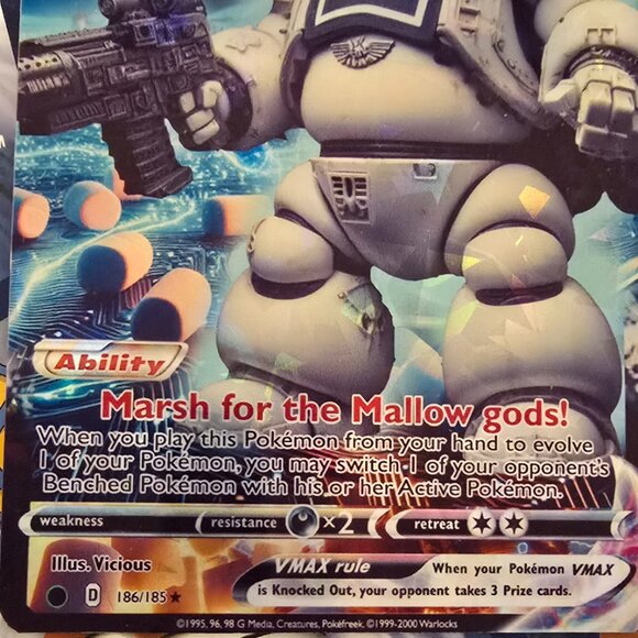 Ghostbusters - Solar Squish Sentinel pokemon card - Stay Puft Marshmallow Man - Picture 8 of 9